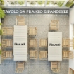 Tavolo da Giardino Allungabile per 6-8 Persone, in Alluminio con Piano a Doghe, Bianco