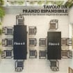 Tavolo da giardino allungabile per 6-8 persone, alluminio con piano a doghe, nero
