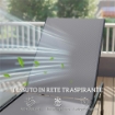 SET 2 LETTINI PRENDISOLE REGOLABILI IN 5 POSIZIONI CON TAVOLINO LATERALE E 2 RUOTE, IN METALLO E POLIESTERE, GRIGIO