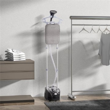 STIRATRICE A VAPORE FERRO DA STIRO VERTICALE 1950W, 35X25X23CM, BIANCO