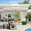 OMBRELLONE DA GIARDINO E DA ESTERNO INCLINABILE 2X3 M BEIGE