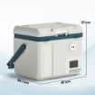 19L Auto Frigorifero Compressore, App Controllo Ideale per Campeggio.
