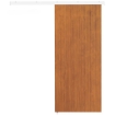 Porta Scorrevole 90x210 cm, Armadi Kit Montaggio, Binario, Effetto Legno Marrone
