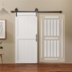 PORTA SCORREVOLE PORTA DA INTERNO STILE INDUSTRIALE, 81.3X213.4CM, LEGNO