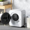 MINI ASCIUGATRICE PORTATILE 4 KG, DISPLAY LED, 800W, CARICA FRONTALE, FINO 60?, IMPILABILE/PARETE/AUTOPORTANTE, TIMER, PER CASA, BIANCO