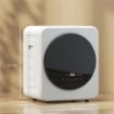 MINI ASCIUGATRICE PORTATILE 4 KG, DISPLAY LED, 800W, CARICA FRONTALE, FINO 60?, IMPILABILE/PARETE/AUTOPORTANTE, TIMER, PER CASA, BIANCO
