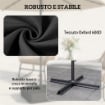 Base per Ombrellone Riempibile con Sabbia 80 kg/Sabbia Bagnata 90 kg, per Pali da Ï48 mm, Nero