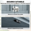 ARMADIO DA ESTERNO, CAPANNO PER ATTREZZI CON 2 SCAFFALI