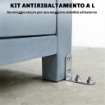 ARMADIO DA ESTERNO, CAPANNO PER ATTREZZI CON 2 SCAFFALI