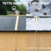 Capanno da Giardino Walk-in con Pavimento e 4 Finestre