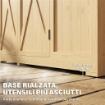 Capanno da Giardino Walk-in con Pavimento e 4 Finestre