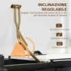 TAVOLO DA DISEGNO REGOLABILE, SCRIVANIA E SGABELLO PER DISEGNO E LAVORO, BIANCO