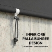 Tenda a Rullo Avvolgibile in Poliestere Anti-UV con Catenella, 240x160 cm, Grigio Scuro
