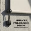 Tenda a Rullo Avvolgibile in Poliestere Anti-UV con Cassetta in Alluminio e Manovella, 250x160 cm, Bianco Crema