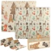 TAPPETO PER BAMBINI 0-6 ANNI A TEMA FORESTA CON SUPERFICIE IMPERMEABILE IN XPE MULTICOLORE, 196X176X1.5 CM