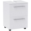 Mobile Sottolavabo Mobiletto Bagno Moderno 41.5x35.5x59 cm Bianco