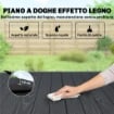 Tavolo da Giardino Allungabile per 4-6 Persone con Piano a Doghe, in Alluminio, 80/160x80x75 cm, Nero