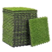 22 pezzi Erba Sintetica, Tappetino 30x30 cm, Pelo 25 mm, Verde