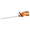 Tagliasiepi a Batteria 18V con Batteria da 2Ah, Caricatore, Lama a Doppia Azione 51cm, Arancione