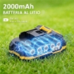 Tagliasiepi a Batteria 18V con Batteria da 2Ah, Caricatore, Lama a Doppia Azione 51cm, Arancione