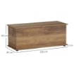 PANCA CONTENITORE MULTIUSO LEGNO PER CAMERA INGRESSO BIANCO 100X40X40CM
