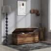 PANCA CONTENITORE MULTIUSO LEGNO PER CAMERA INGRESSO BIANCO 100X40X40CM