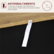 Credenza Cucina Country con Armadietto a 2 Ante e Cassetto, 80x39.7x80cm, Color Legno
