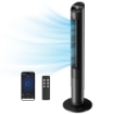 Ventilatore Torre 116 cm, ventilatore WiFi app controllo, camera letto, colore nero