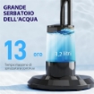 VENTILATORE NEBULIZZATORE CON SERBATOIO 3.2L, 3 MODALITÀ E 3 VELOCITÀ, OSCILLAZIONE 70%, TIMER, TELECOMANDO