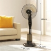 VENTILATORE NEBULIZZATORE CON SERBATOIO 3.2L, 3 MODALITÀ E 3 VELOCITÀ, OSCILLAZIONE 70%, TIMER, TELECOMANDO