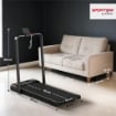 TAPIS ROULANT PIEGHEVOLE CON INCLINAZIONE REGOLABILE, VELOCITÓ 1-10 KM/H, DISPLAY LED E TELECOMANDO, NERO