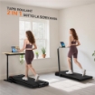 TAPIS ROULANT PIEGHEVOLE CON INCLINAZIONE REGOLABILE, VELOCITÓ 1-10 KM/H, DISPLAY LED E TELECOMANDO, NERO
