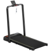 TAPIS ROULANT PIEGHEVOLE CON INCLINAZIONE REGOLABILE, VELOCITÓ 1-10 KM/H, DISPLAY LED E TELECOMANDO, NERO