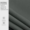 TELO DI RICAMBIO PER TENDA A BRACCI RETRATTILE IN POLIESTERE ANTI UV DA 4X2.5 M, GRIGIO