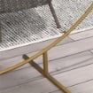 ARCO DA GIARDINO IN ACCIAIO, ARCHETTO NUZIALE ROTONDO PER PALLONCINI E PIANTE RAMPICANTI PER CERIMONIE, COMPLEANNI ED EVENTI, 222X60X224 CM, ORO