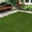 ERBA FINTA PRATO ARTIFICIALE SINTETICA REALISTICA 30X30CM VERDE SCURO