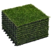 ERBA FINTA PRATO ARTIFICIALE SINTETICA REALISTICA 30X30CM VERDE SCURO