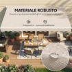 Telo di Ricambio per Tenda Parasole Retrattile, in Poliestere UV 50+, 3.5x2.5 m, Crema