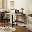 Tavolo Pieghevole per 4-6 Persone con 2 Ribalte e Ruote con Freno, 120x80x73 cm, Rovere