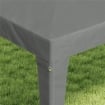 Gazebo da Giardino 3x3m Pieghevole e Portatile per Feste con Copertura Anti UV, Grigio