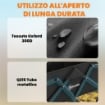 CARRELLO DA GIARDINO PIEGHEVOLE 66L CON MANICO REGOLABILE E PORTABICCHIERI, NERO