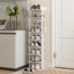 SCARPIERA ORGANIZZATORE DI SCARPE 9 RIPIANI PER INGRESSO BIANCO
