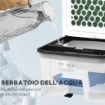 Climatizzatore Raffrescante d'Aria Mobile, Ventilatore Ionizzatore 4 in 1 con Telecomando, Portatile, Silenzioso, Oscillante 60W, CapacitÓ Massima Serbatoio 10L, Ideale Stanze 20 m¦ Massimo, Bianco e 