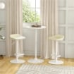 Tavolo Bar Isola Cucina Rotondo Alto Salvaspazio Ï60x102 cm Bianco