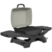 BARBECUE ELETTRICO 2300W, PORTATILE DA TAVOLO CON RIPIANI LATERALI, COLORE NERO.