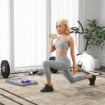 Set di Manubri Pesi Fitness da 9 kg con Impugnatura Antiscivolo e Valigetta, Multicolore