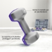 Set di Manubri Pesi Fitness da 9 kg con Impugnatura Antiscivolo e Valigetta, Multicolore