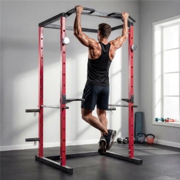 Power Cage, Rack Regolabile con CapacitÓ di 460KG