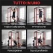 Power Cage, Rack Regolabile con CapacitÓ di 460KG
