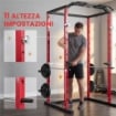 Power Cage, Rack Regolabile con CapacitÓ di 460KG